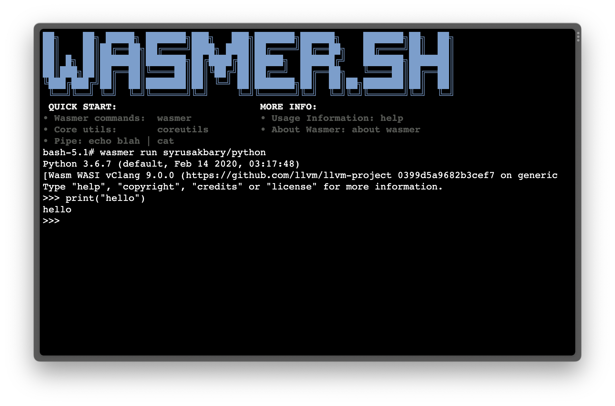 Wasmer.sh